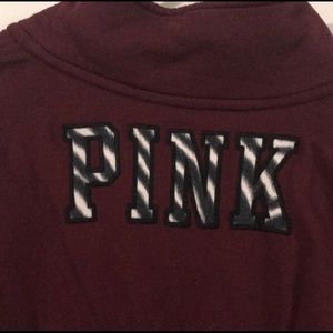 Pink half zip